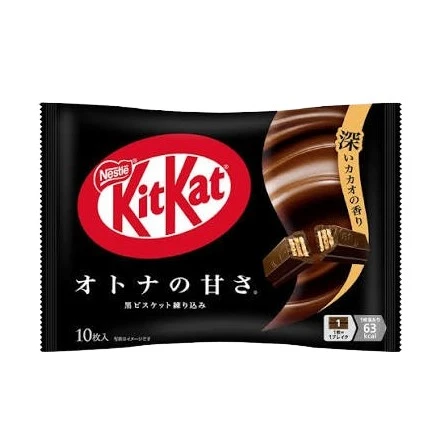 【雀巢】KitKat奇巧威化巧克力-濃黑巧克力口味(113g)