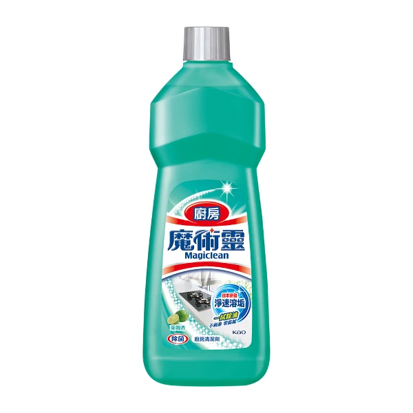 【魔術靈】超強力廚房清潔劑經濟瓶-萊姆香(500ml)