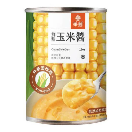 【爭鮮】鮮甜玉米醬(純素)(425g)