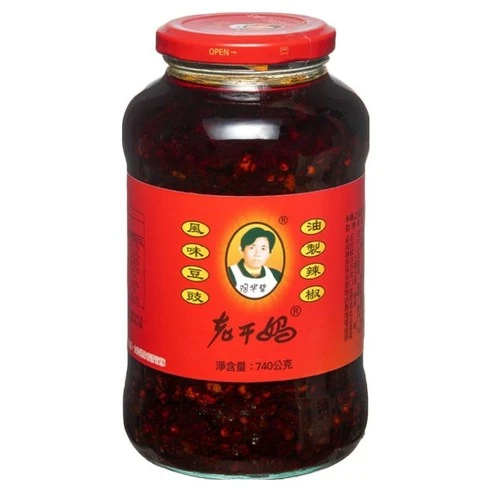 【老干媽】風味豆豉油制辣椒(全素)(740g)