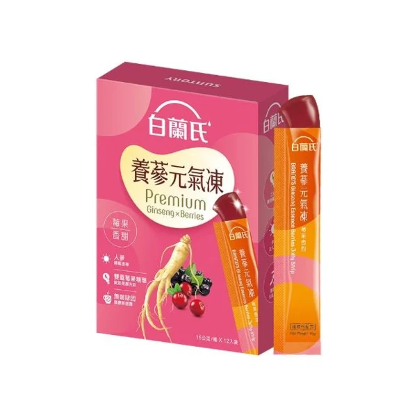 【白蘭氏】養蔘元氣凍-莓果香甜(15g*12入)