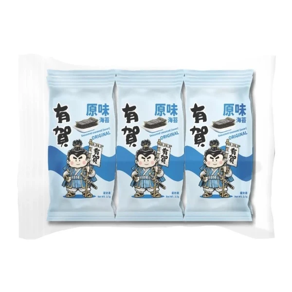 【有賀】海苔-原味(3.7g*6入)