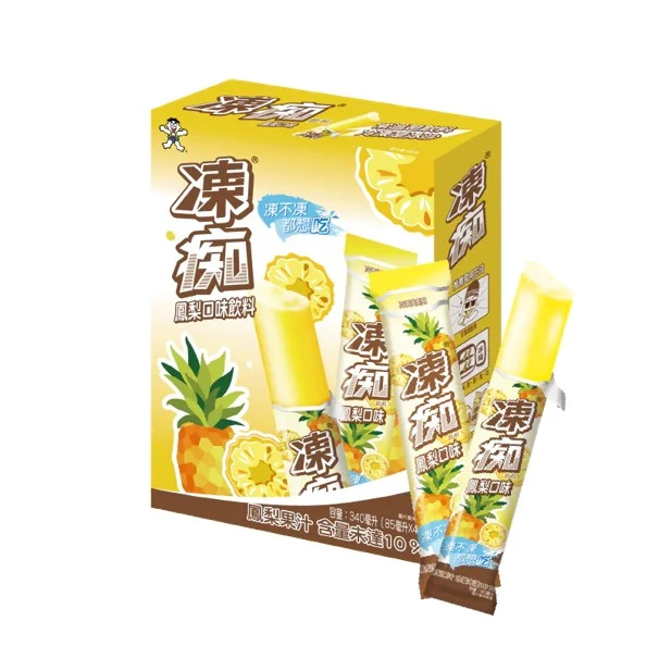 【旺旺】凍痴飲料(鳳梨口味)(340ml(85ml*4支))