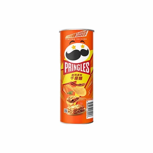【品客 Pringles】起司瀑布千層麵風味洋芋片(95g)