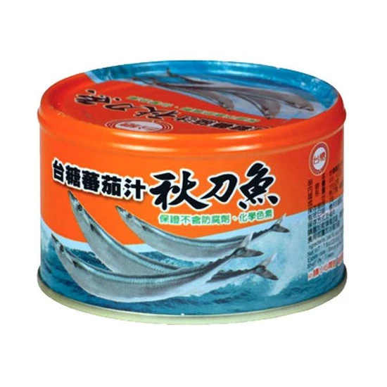 【台糖】蕃茄汁秋刀魚(易開罐)(內容量220g固形量150g*3入)