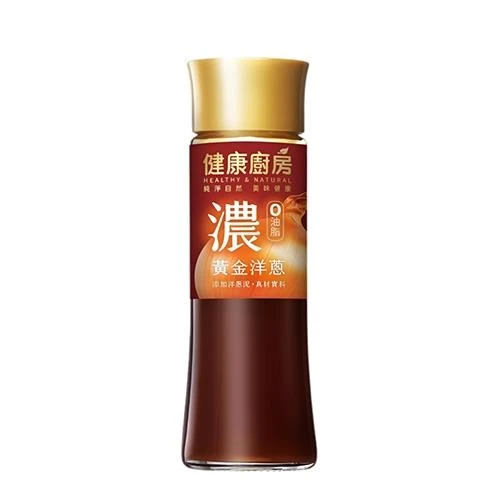 【健康廚房】濃系無油沾拌淋醬-黃金洋蔥(200ml)