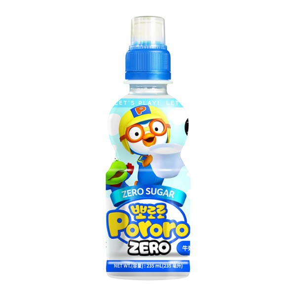 【啵樂樂】無糖乳酸飲料-牛奶口味(235ml)